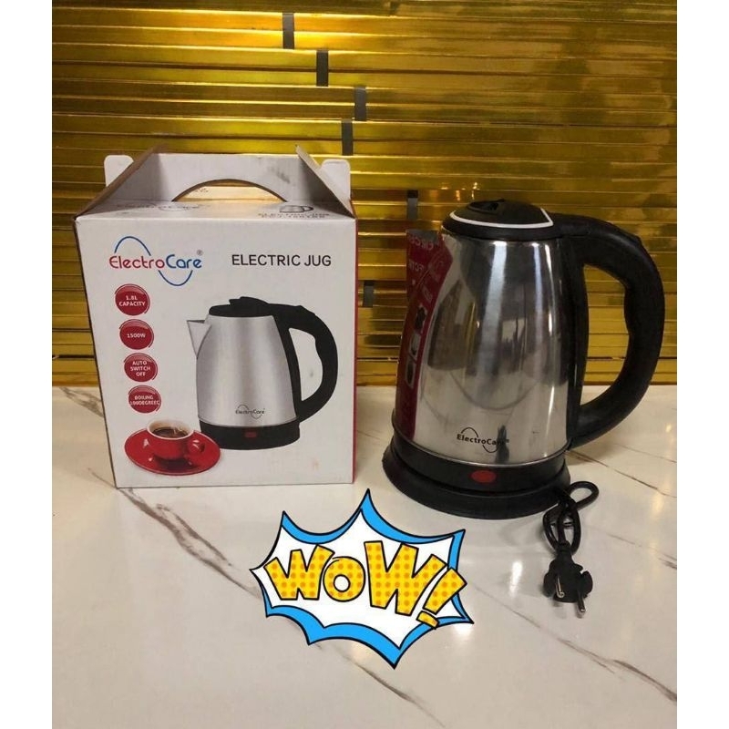 Cerek Elektrik Cerek Hotel Homestay Kettle Stainless Steel Electric Automatic Cut Off Jug Kettle