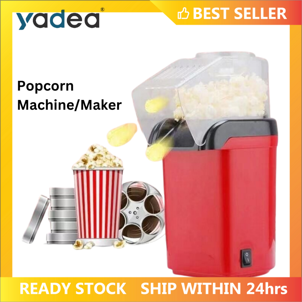 Electric Popcorn Maker Household Automatic Machine Air Blowing Popper 家用电动爆米花机