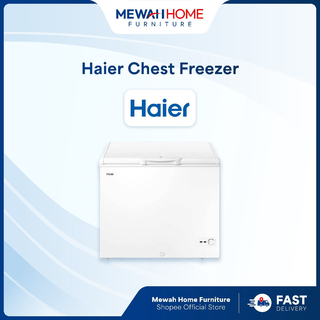 Mewah Home_HAIER_100L/142L/200L_Chest Freezer_Peti Pembeku_冰箱_Ready Stock + Fast Shipment & Delivery