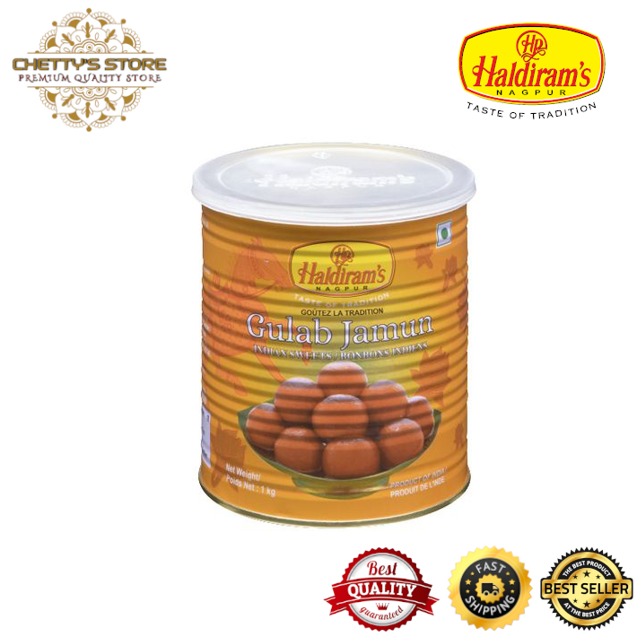 (IMPORTED INDIA) HALDIRAM'S GULAB JAMUN (1KG)