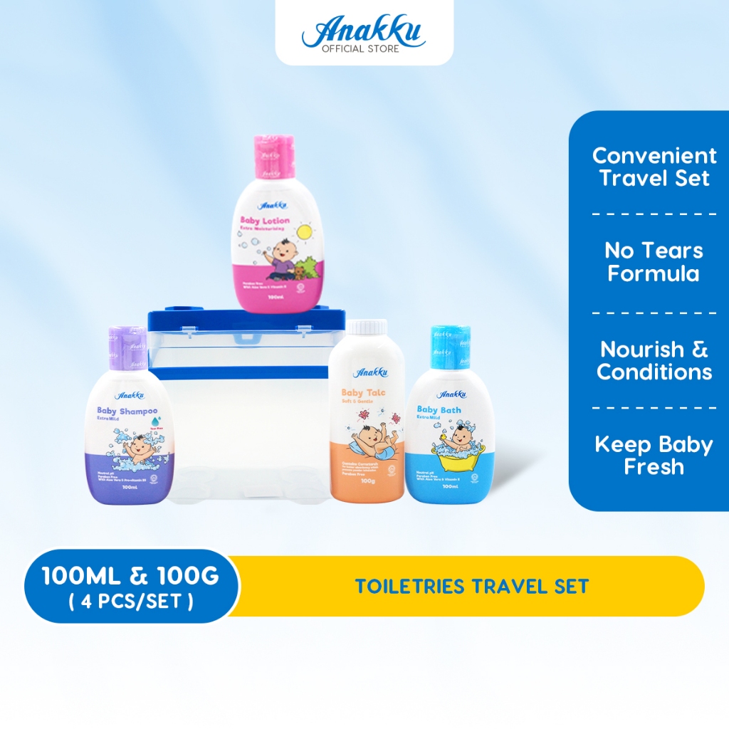 Anakku Toiletries Set | Mandian Bayi 100ml TS118