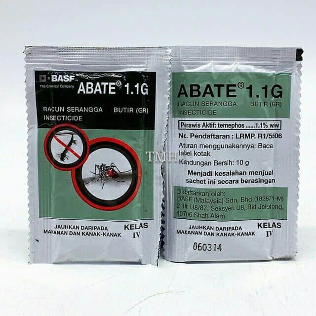 BASF Abate 1.1G Aedes Mosquito 100% Original Chemical Larvae Killer 10 Gram