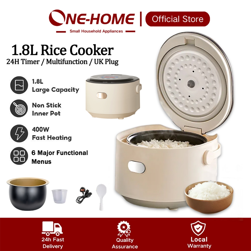 ONEHOME Mini Rice Cooker 1.8L Smart Screen Multifunction Periuk Nasi Elektrik Touch Screen Electric Rice Cooker Smallpot