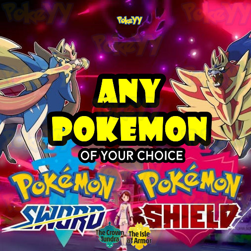 SWSH ANY Pokemon | SHINY 6V | Pokemon Sword Shield | Default / Custom | Legendary / Mythical | 剑盾闪光6V宝可梦 | 预设 /定制 | 传说幻兽