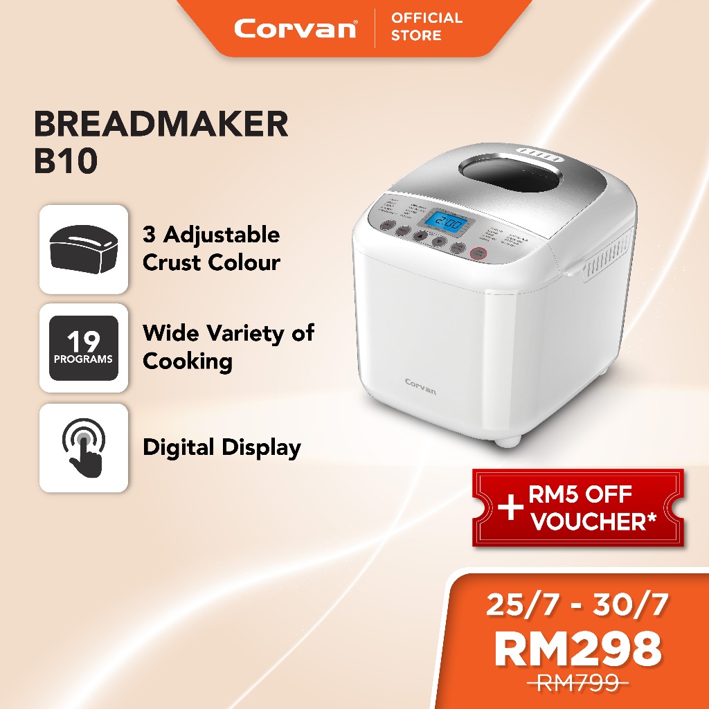 Corvan Bread Maker B10 2.2LB