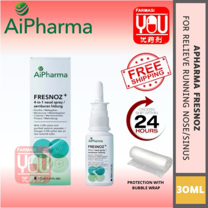 AiPharma Fresnoz+ 4-In-1 Nasal Spray 30ML