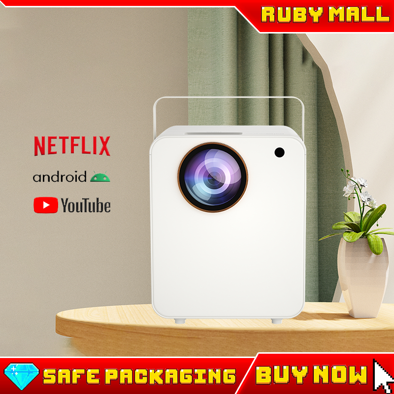 Projector 4K Projector Mini Android Projectorr With Speaker Netflix For Phone LED Projector