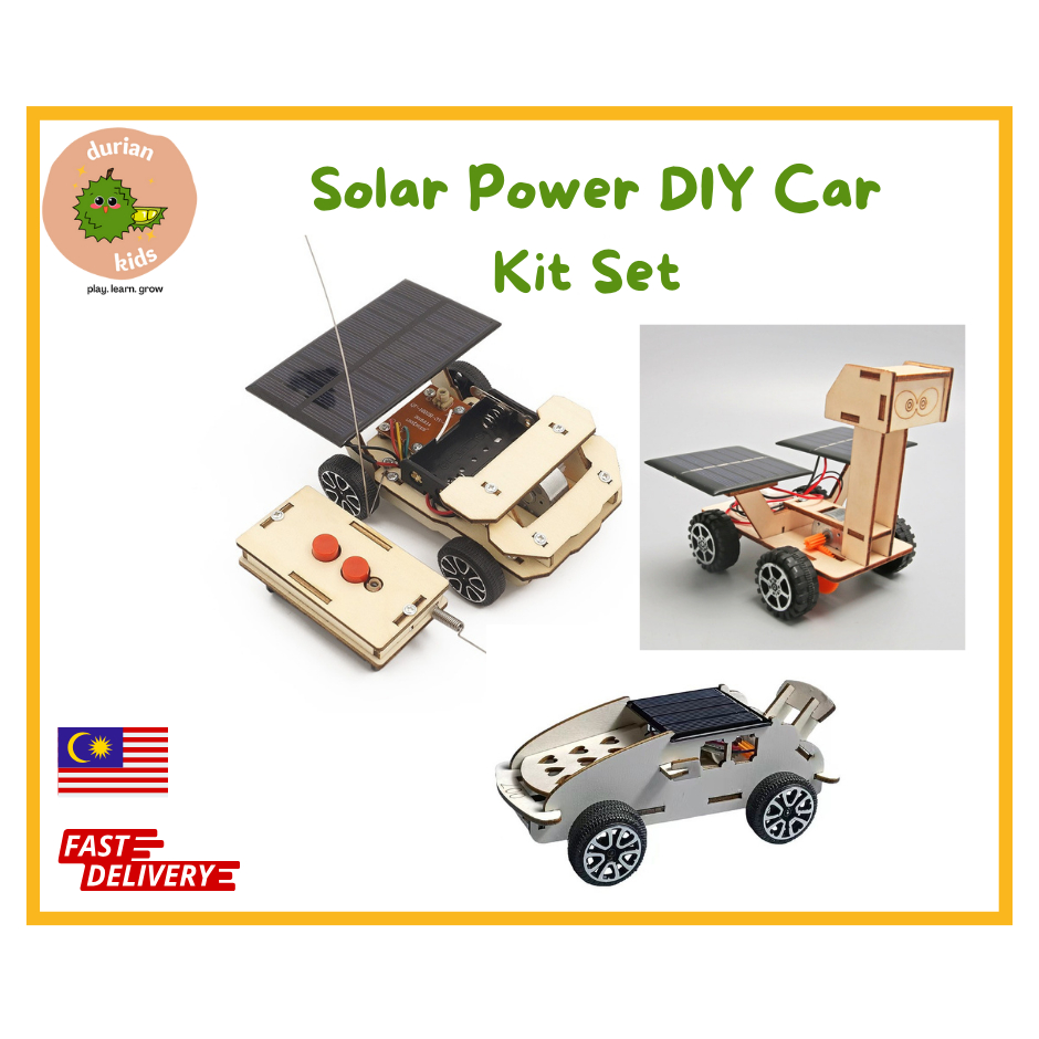 RBT Tahun 5 STEM projek Kereta tenaga solar/ Power Car DIY Kit Set/ / School Project Robotics Scientific Toy kits