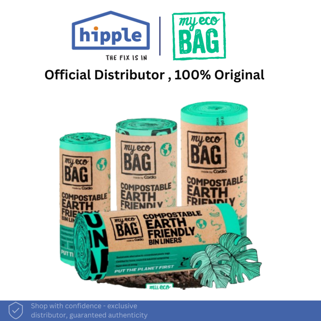 100% Compostable Eco Friendly Trash Bag - My Eco Bag Bin Liners 8L- 60L