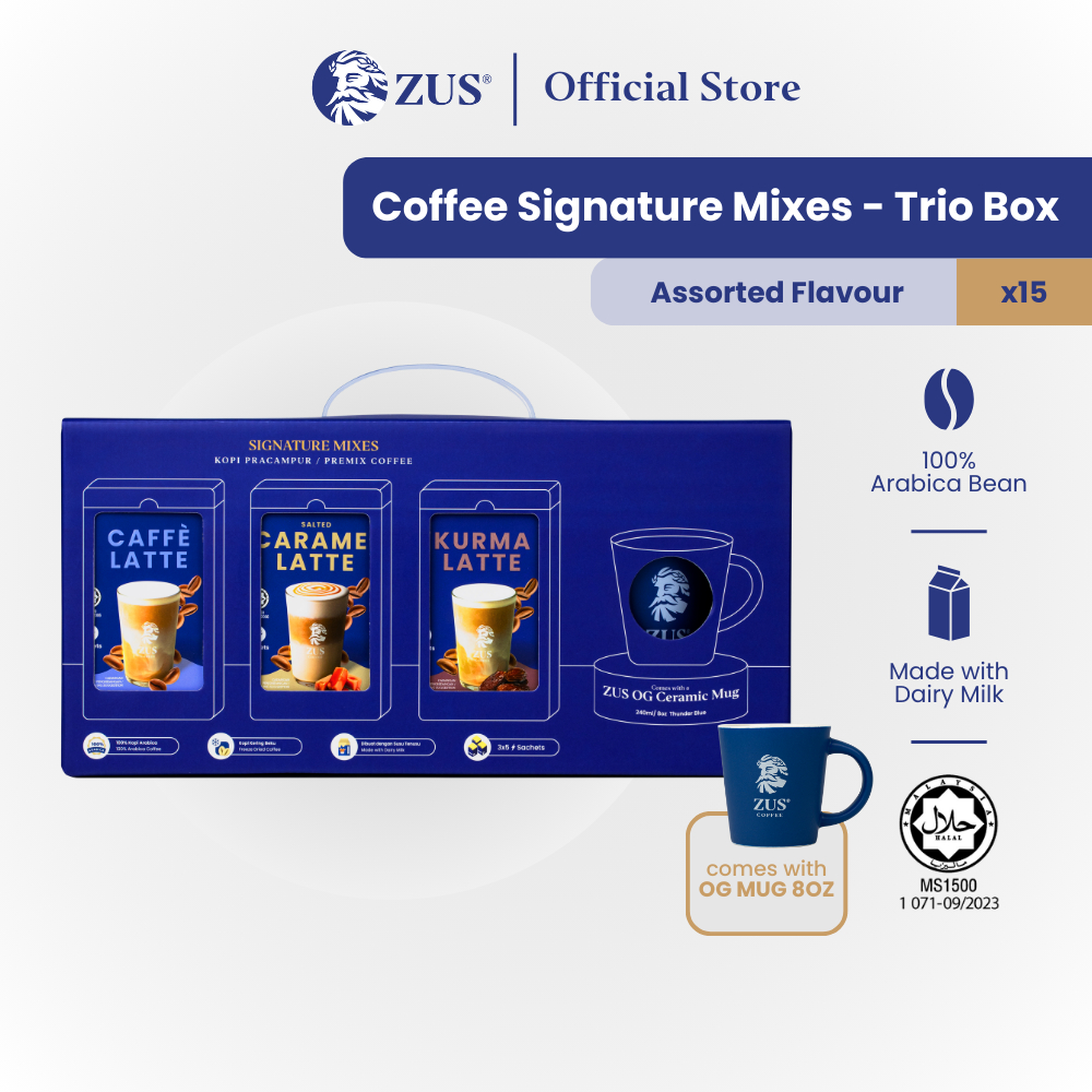 ZUS Signature Mixes - Trio Box (With OG Mug 8oz) - 15's