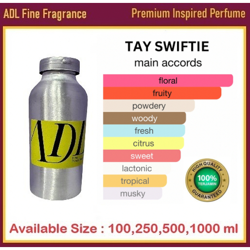 TAY SWIFTIE - Pure Pati / Extract Perfume - Untuk Spray, Roll Perfume Dan Lain-Lain