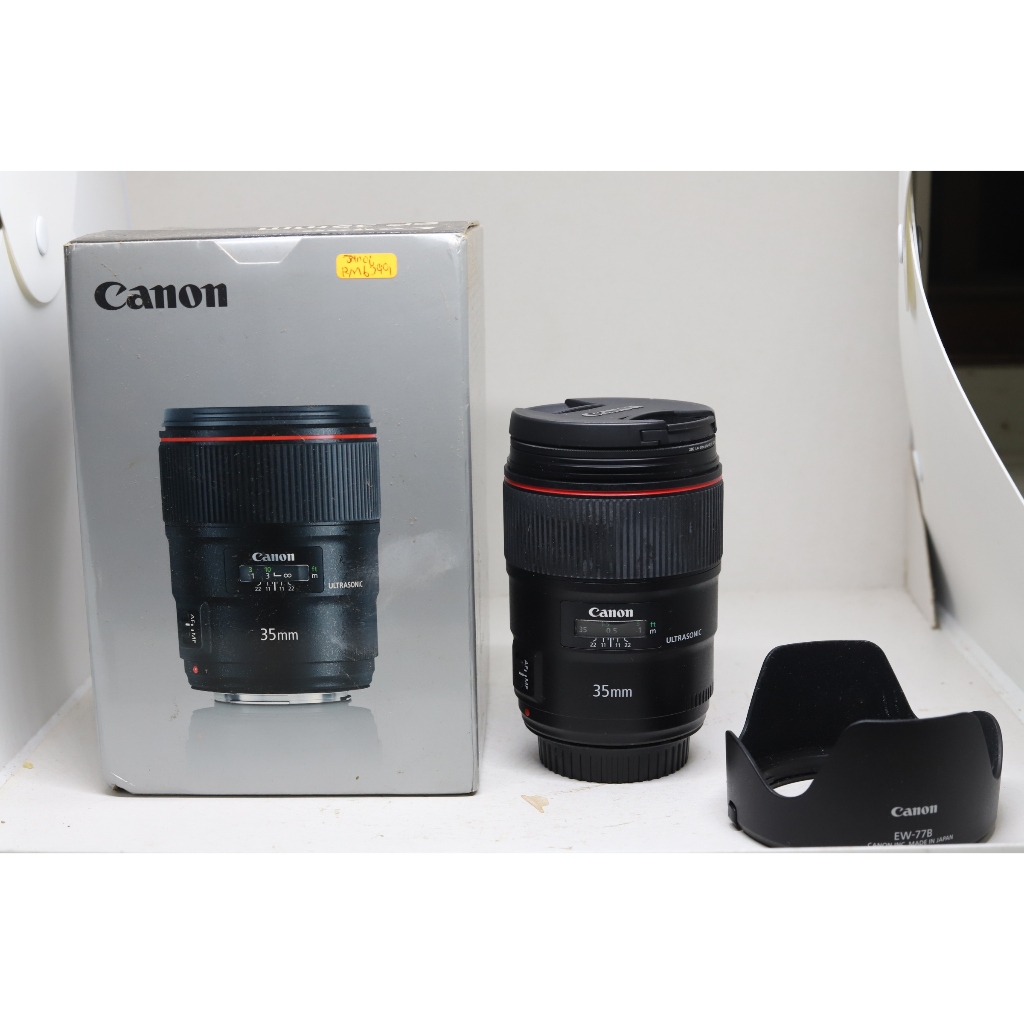EF 35mm f1.4 II USM Used with full box set