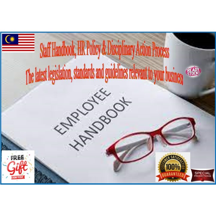 STAFF HANDBOOK (24 guidelines & 50 pages) & HR POLICY (7 main guidelines & 47 pages) [ENG or MALAY] Labour Law & ISO