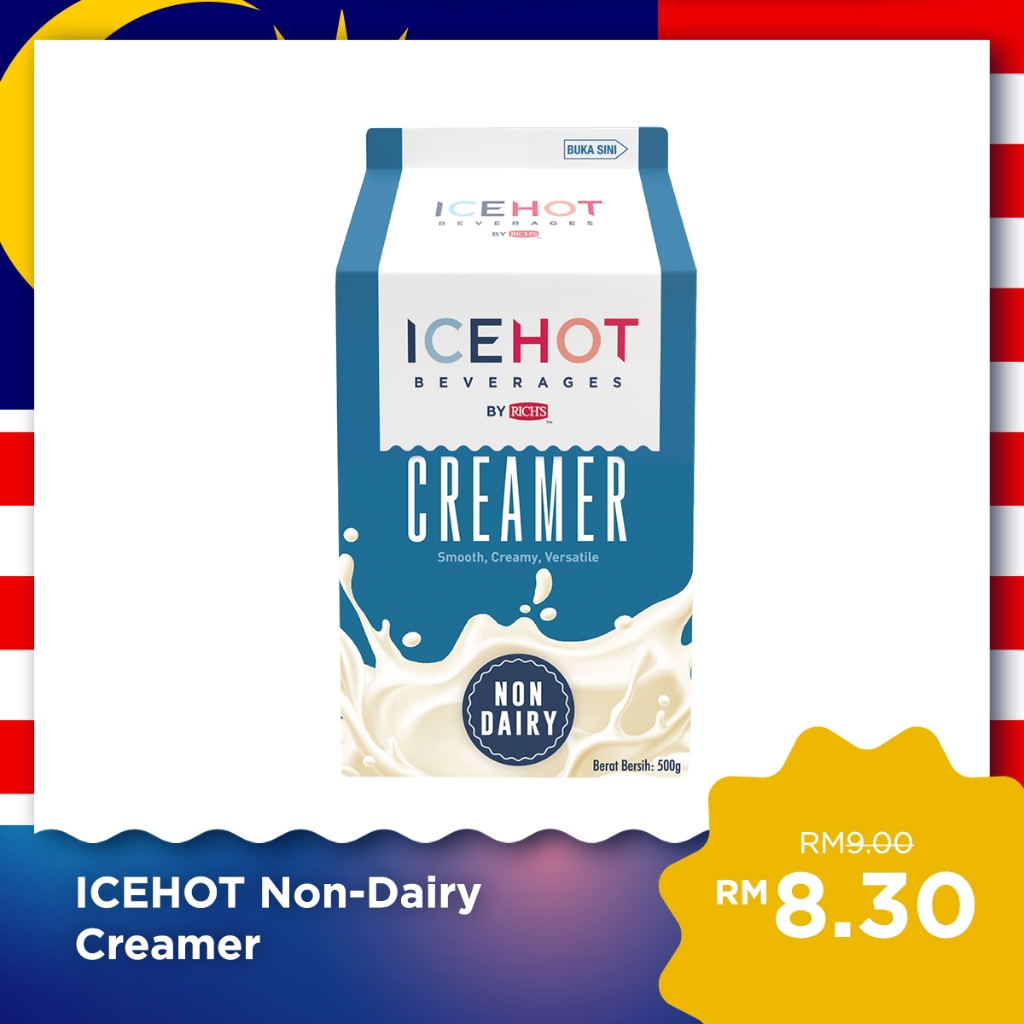 ICEHOT Non-Dairy Creamer 500g - Smooth & Creamy [Klang Valley, Ipoh, Penang, Melaka, JB and Muar]