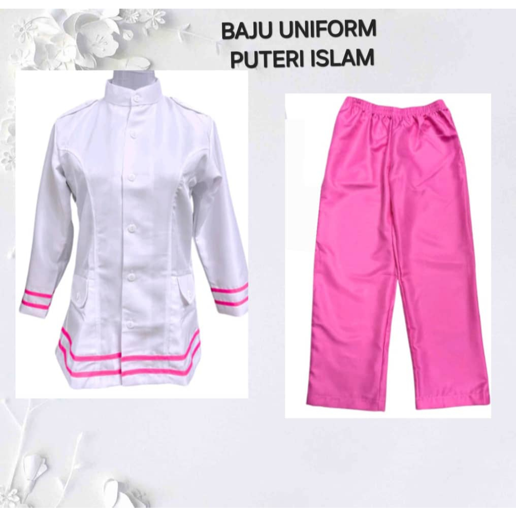 BAJU UNIFORM PUTERI ISLAM/BAJU KADET BERSATU SEKOLAH READY STOCK