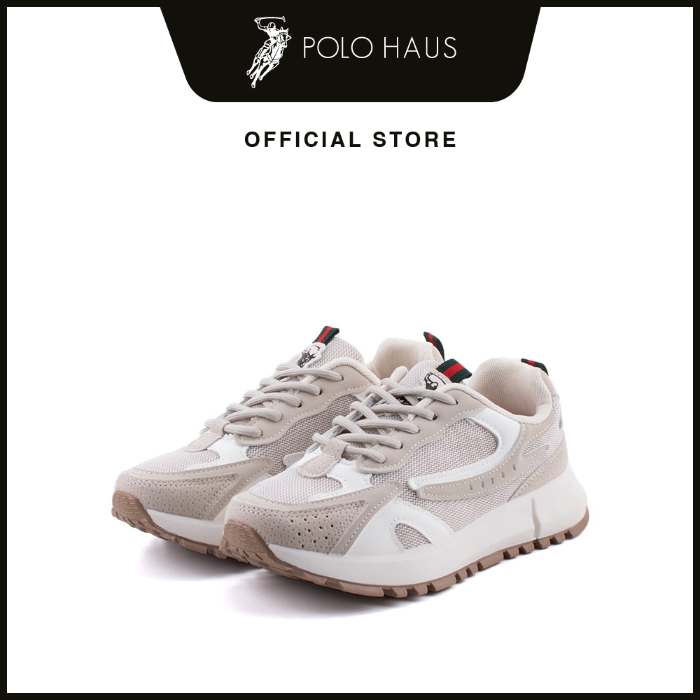 POLO Ladies Fashion Sneakers Shoes -P62312-TF01SV-52-BEIGE