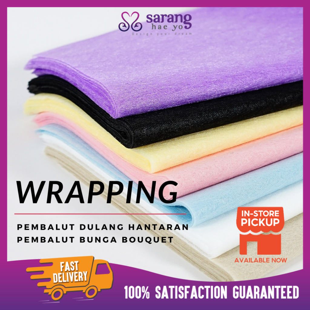 1pcs Wrapping Paper Kertas Pembalut Gabus Dulang Hantaran Murah Bouquet Paper Flower Kertas Bunga Gift Exclusive