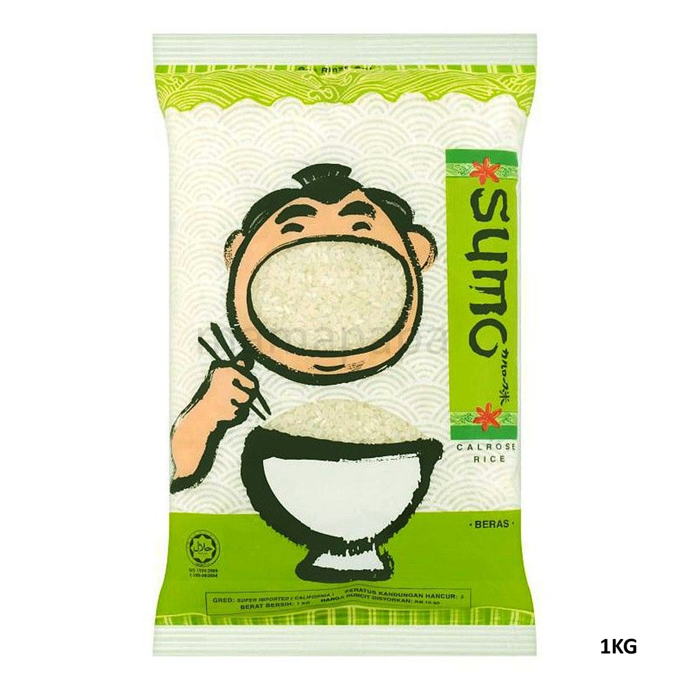 *Ship from Sarawak* [Halal] Sumo Calrose Sushi Rice 1kg