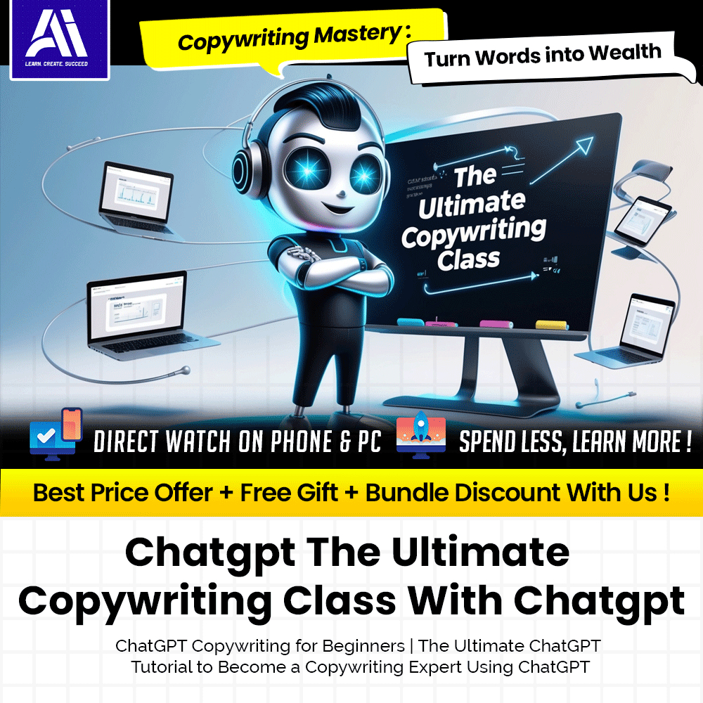 AI Video Course: Chatgpt The Ultimate Copywriting Class With Chatgpt | Copywriting Course | Learn Copywriting