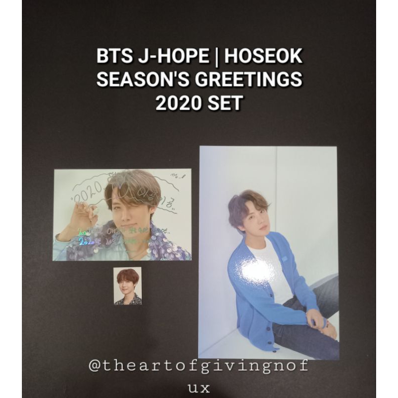 OFFICIAL BTS J-HOPE | JUNG HOSEOK SEASON'S GREETINGS 2020 SET