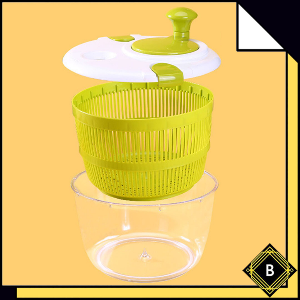 SALAD SPINNER WASHING BOWL TOKIG SALAD SPINNER PEMUTAR SALAD DEHYDRATOR WASHING SALAD CUCI SALAD