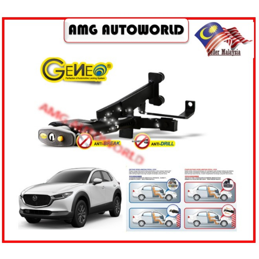 MAZDA CX30 2020 2021 2022 2023 GENEO PEDAL DOUBLE LOCK AUTO PUSH START