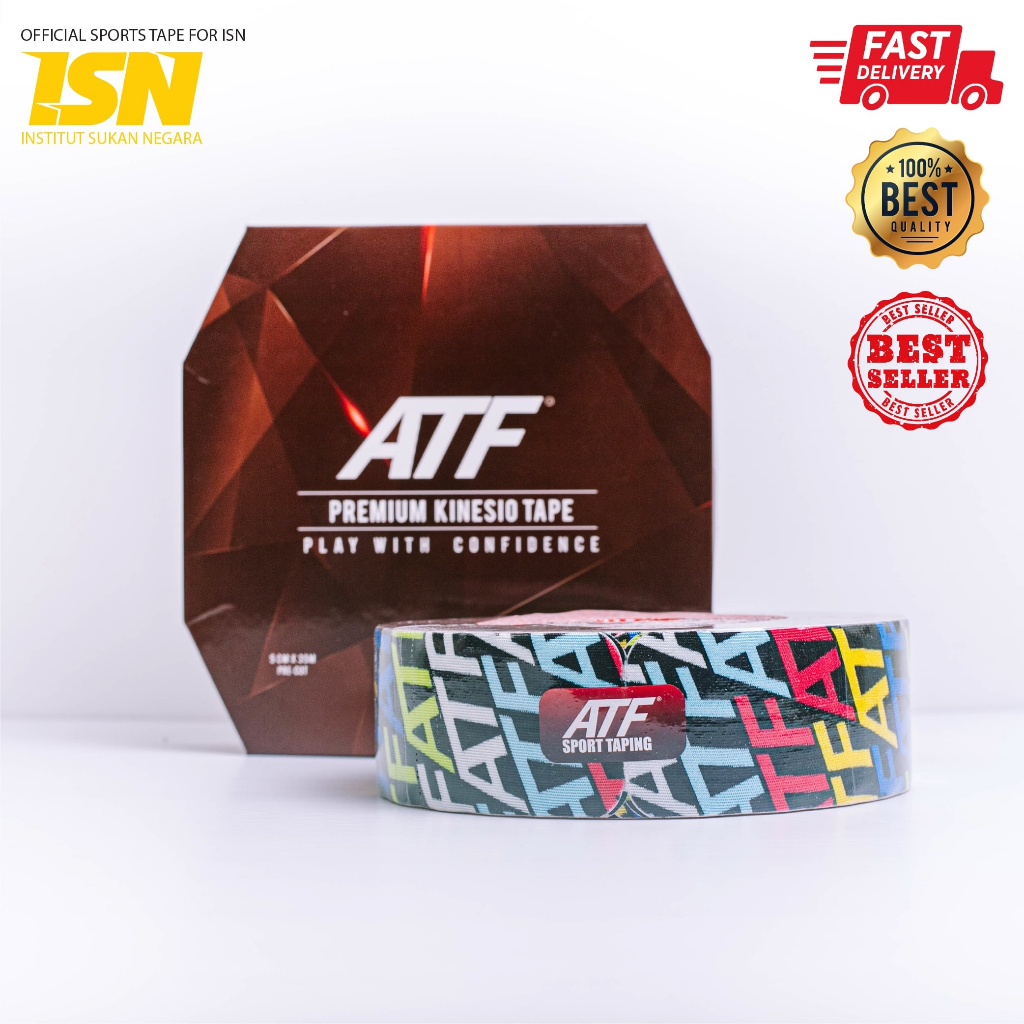 Kinesiology Tape Elastic Physio Rehab Sport By ATF SPORT TAPING (Bulk)