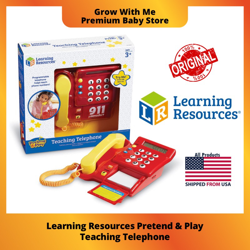 Learning Resources Pretend & Play Teaching Telephone | Educational Toys Fisher Price Vtech Leapfrog Number block