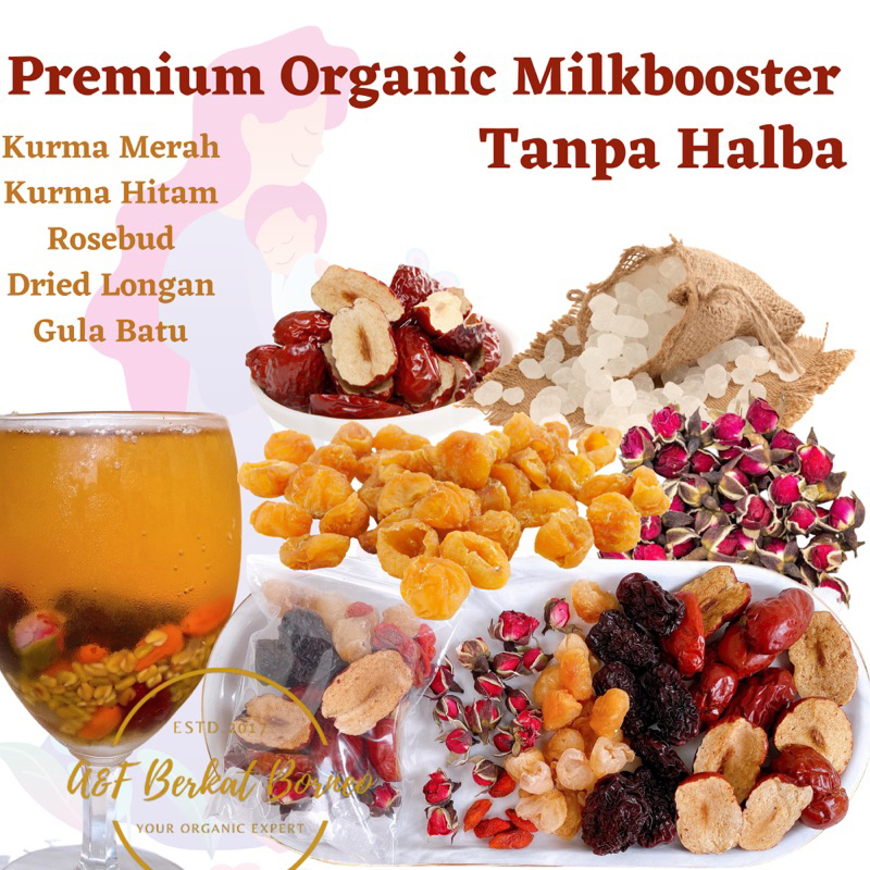 Pek Mini Travel (TANPA HALBA) ORGANIK MILK BOOSTER - SUSU MERIAH Pek Ekonomi