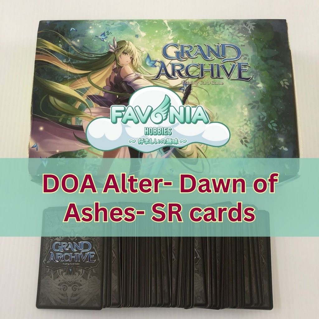 Grand Archive TCG- GATCG- Dawn Of Ashes Alter- SR card- DOA SR- Part 2