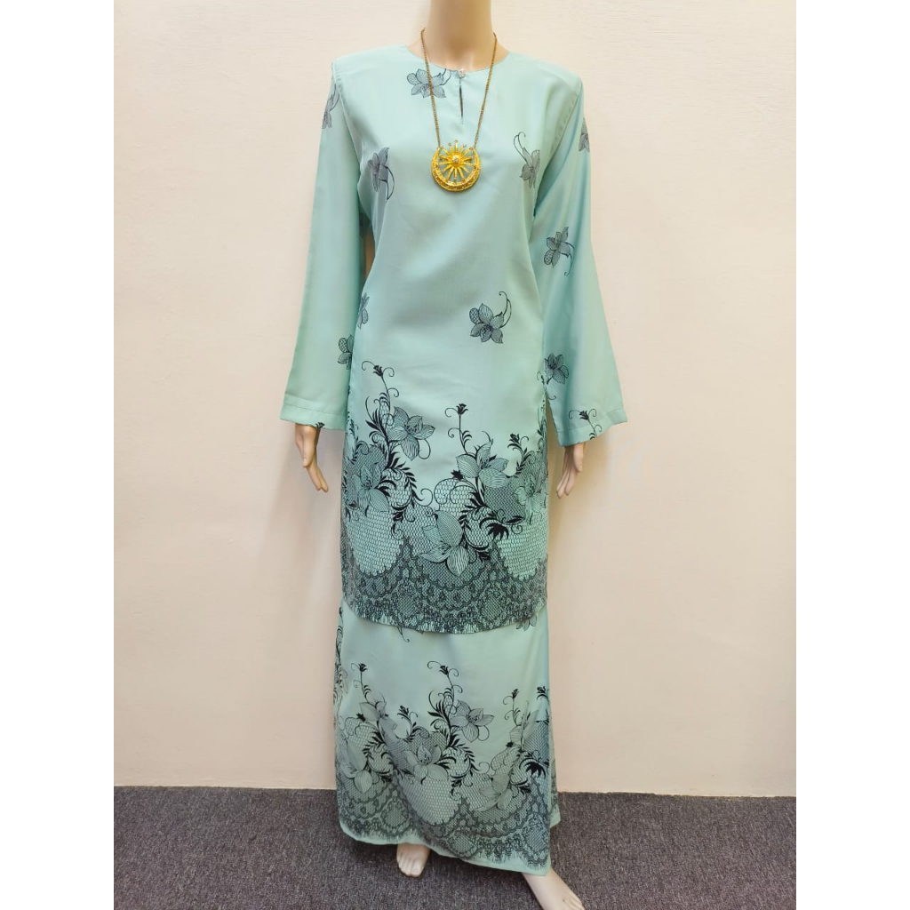 Baju Kurung Pahang Kaseh Kurung Pesak Gantung #KP23091 BBStml