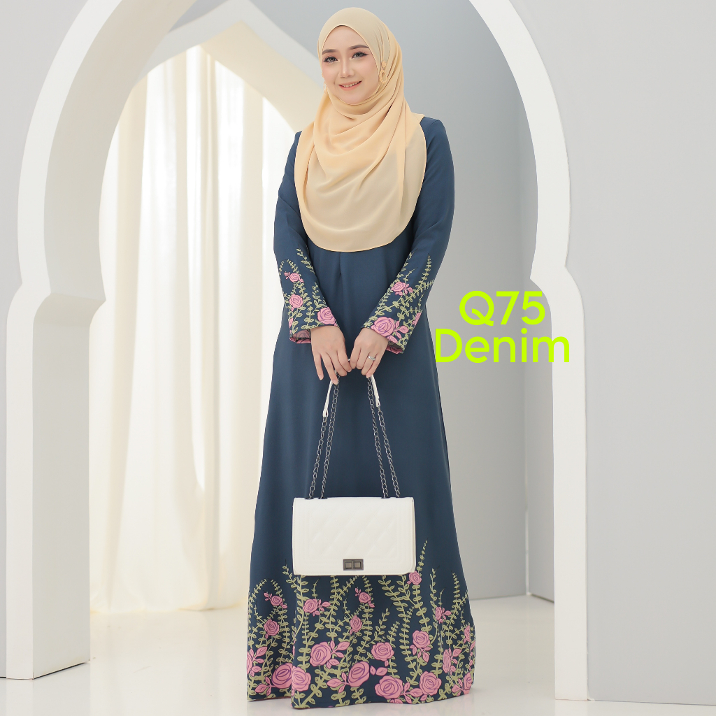 JUBAH QISRA 13.0 ADA 5 WARNA YG GOJEZ YANG PENTING PLUSS SIZE PON ADE TAU