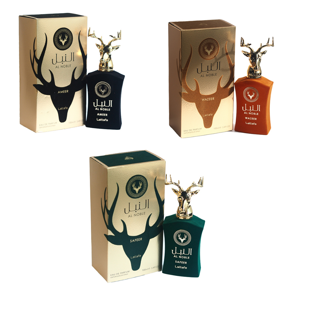 Al Noble minyak wang PERFUMES Lattafa collection 100ML Ameer ,Safeer ,Wazeer