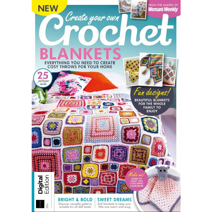 [eBook/PDF] Create Your Own Crochet Blankets - 1st Edition, September 2023 Bookazine