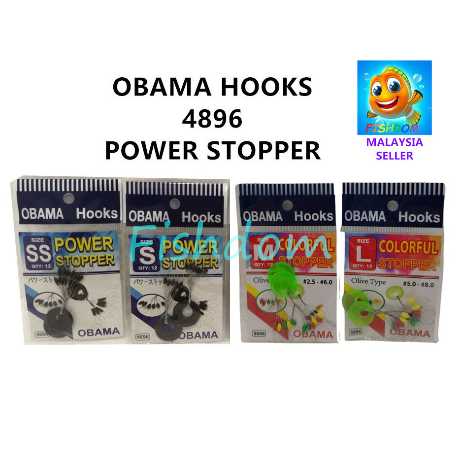 FISHDOM OBAMA 4896 HOOKS POWER STOPPER FISHING HOOK