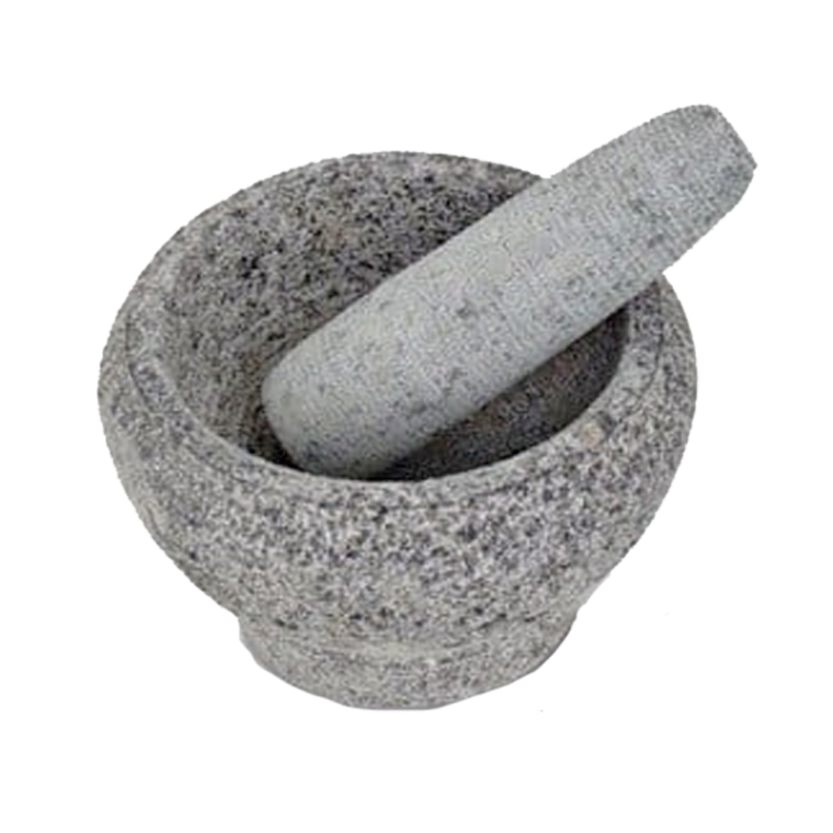 STONE MORTAR AND PESTLE / LESUNG BATU (13cm, 14.5cm, 16cm, 17.5cm and 19cm)