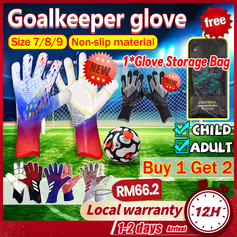 Adidas Predator 2023 New Goalkeeper Gloves Sarung Tangan Bola Glove Goalkeeper Kids No Finger Guards Football Glove 足球手套