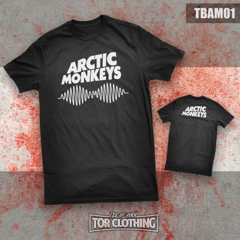 (Ready Stock) Tor Clothing - T-shirt Tor Arctic Monkeys - Baju Band - Streetwear - Unisex [TBAM01)