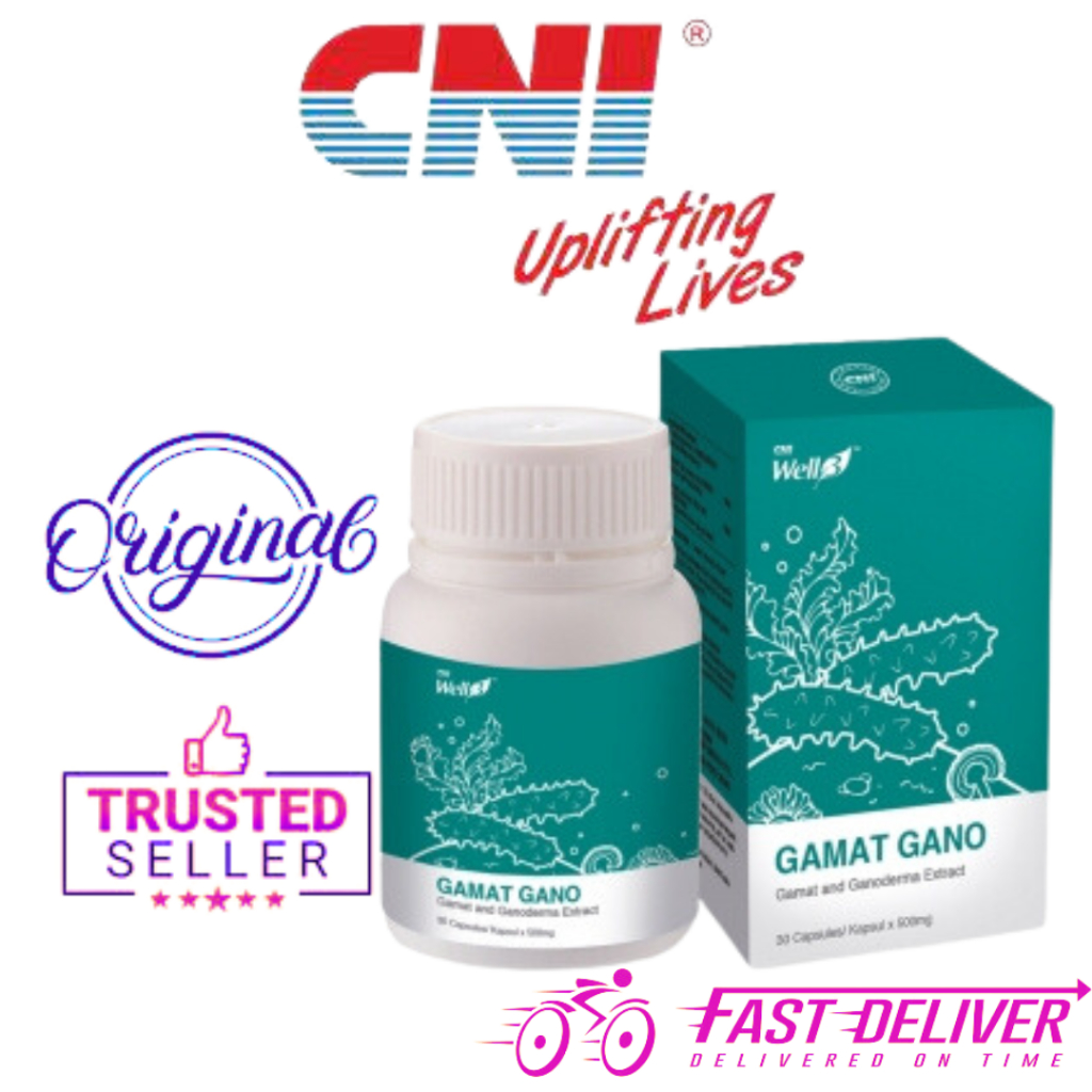 CNI Well3 Gamat Gano 30x500mg - Stronger Bone. Quick Heal From Surgery. Good For Brain, Heart, Joint Pain & Diabetes