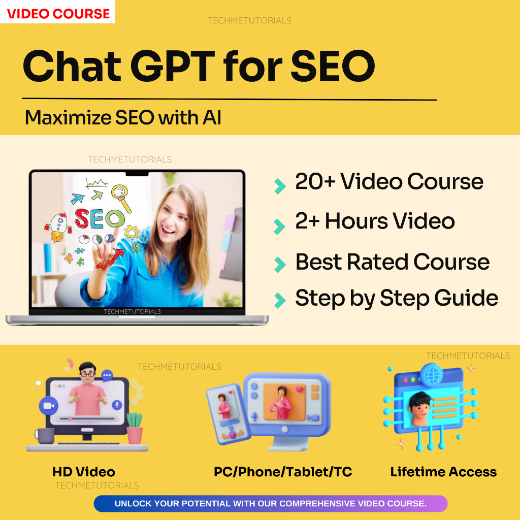 Chat GPT for SEO: Get SEO results easy with AI | ChatGpt Course ChatGpt 4 Chat Gpt Midjourney Course