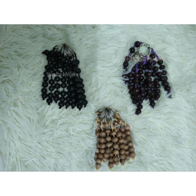 Tasbih tawaf besar / Tasbih 7 biji kayu / Tasbih tawaf biji besar (Per Pc)