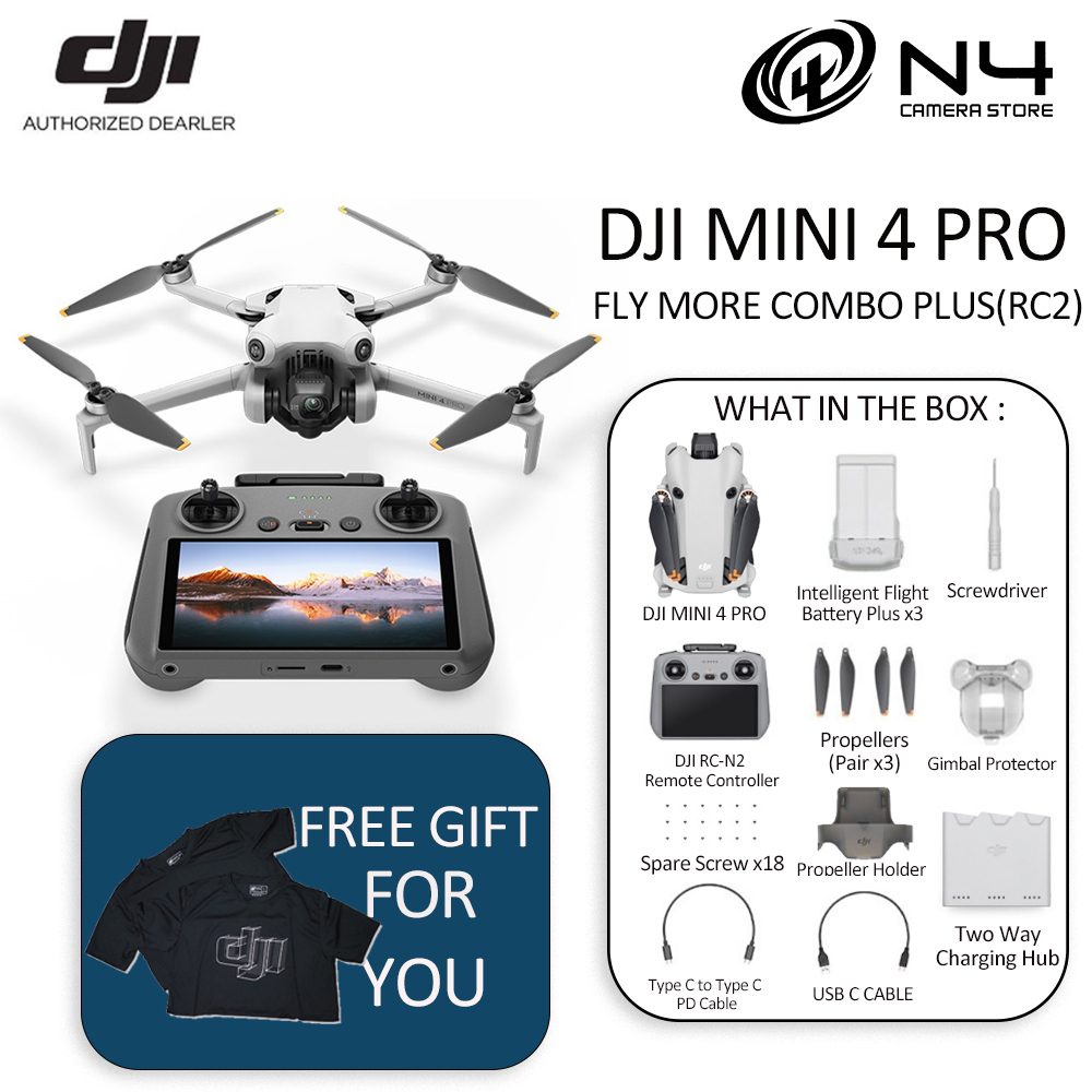 [NEW LAUNCH] DJI MINI 4 PRO Mini To Max All-In-One Mini Camera Drone