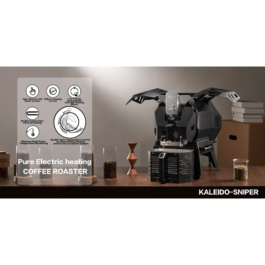 Kaleido Sniper Coffee Roaster M1 M2 M6 M10 Pro Professional Artisan Roasting Electric Bullet R1 1kg