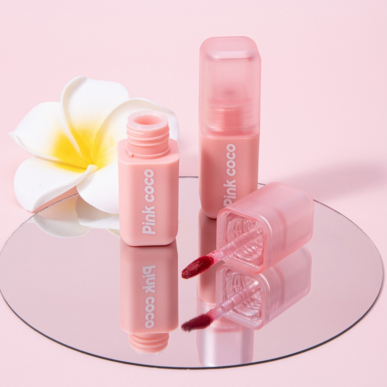 Pinkcoco粉墩唇釉哑光雾面唇泥素颜显白口红 Lipstick