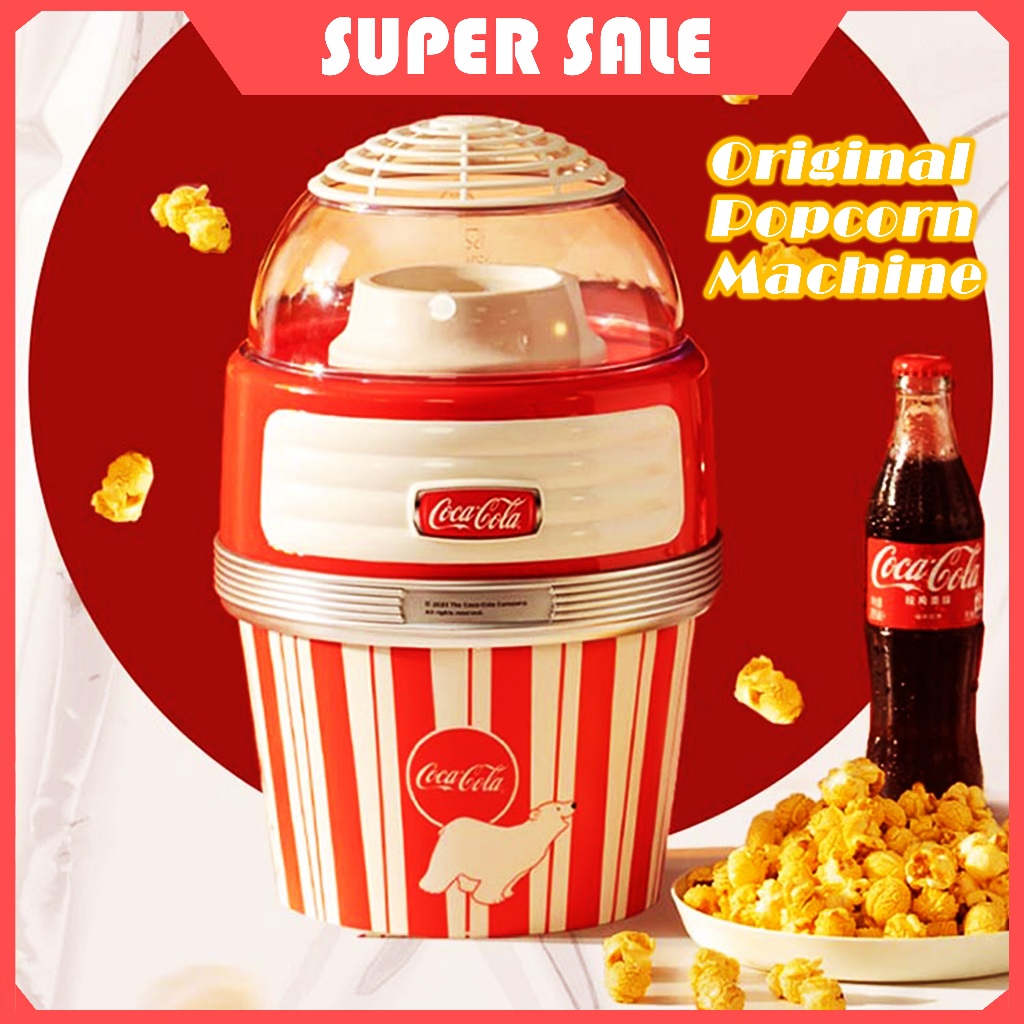 1100W Popcorn Maker Machine 2 Minutes Fast Pop Coca Cola Design Automatic Electric Popcorn Machine 爆米花机