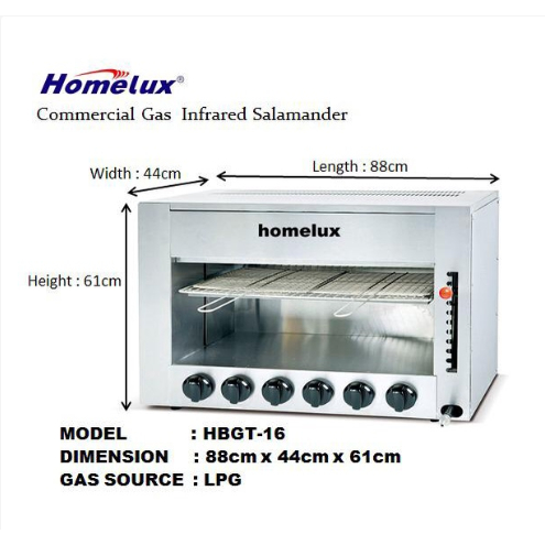 Homelux Commercial Electric Salamander Grill Food Warmer HBAT-936 Oven Grill Broiler Food Burner Warmer Pizza Cheese Mel