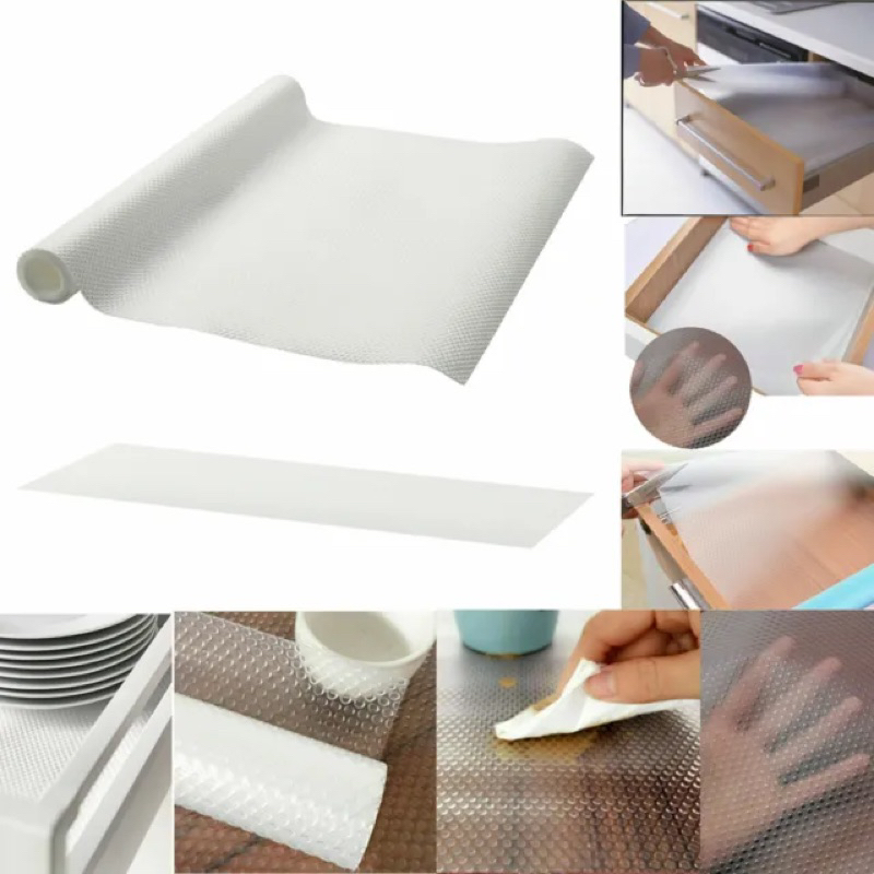 IKEA VARIER@ Silicone Drawer mat, transparent, 150 cm Lapik Laci Kabinet