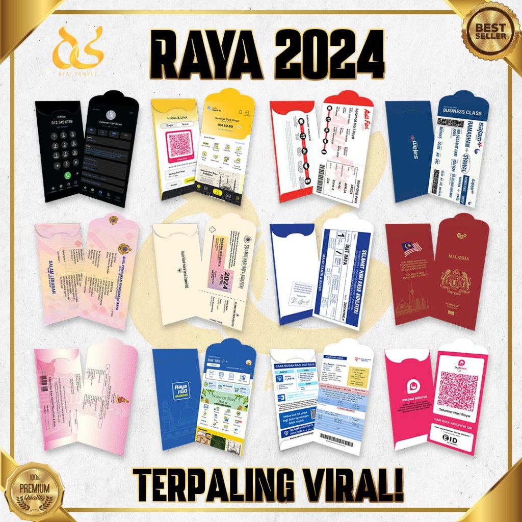 10PCS 2024 Sampul Raya Super Rare by Otai Sampul