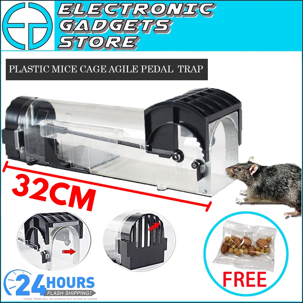 (READY STOCK) Perangkap Tikus Mice Rat Rodent Reuseable Sensitive Mouse Trap Cage Bait Pro-Kill Humane Mouse Rat Mice Tr