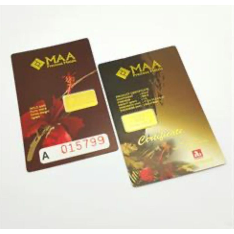 🔥 Ready Stock 🔥 Gold Bar 999.9 1G (laminated)